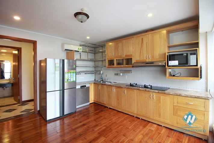 Spacious well finished apartment for rent in Ciputra, Tay Ho